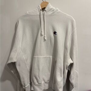 Champion White Hoodie